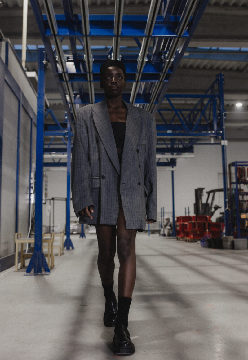 Grid Panel Blazer
